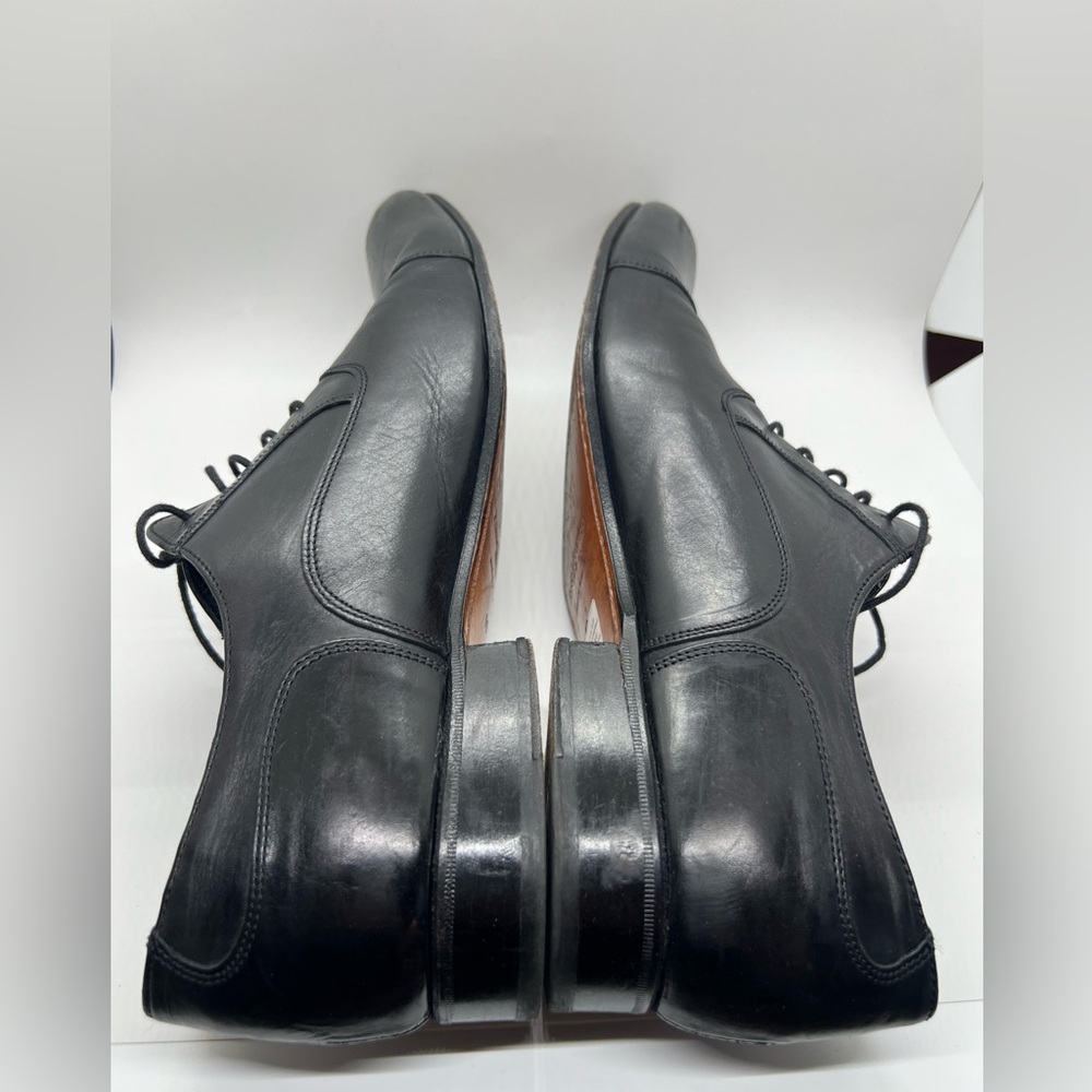 Russell & Bromley Black Leather Cumulus Toe Cap Leather Oxfords Men’s Size 10.5 - Picture 6 of 10